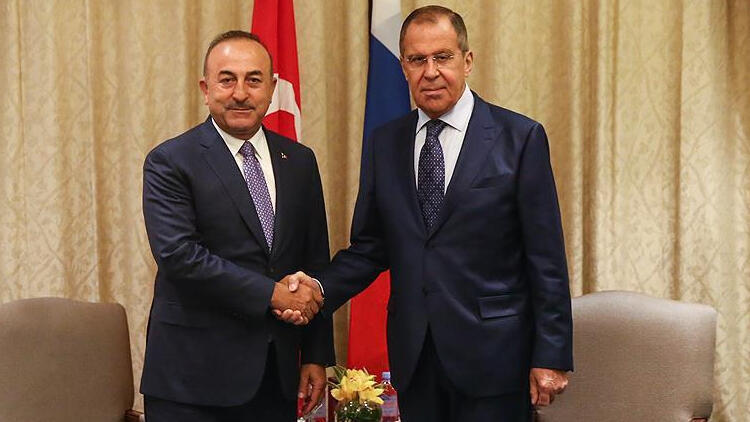 ÇAVUŞOĞLU, RUSYA DIŞİŞLERİ BAKANI İLE GÖRÜŞTÜ